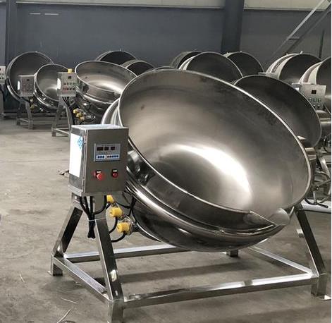 【夹层锅】诸城冠通600型电加热夹层锅 牛肉酱熬制锅