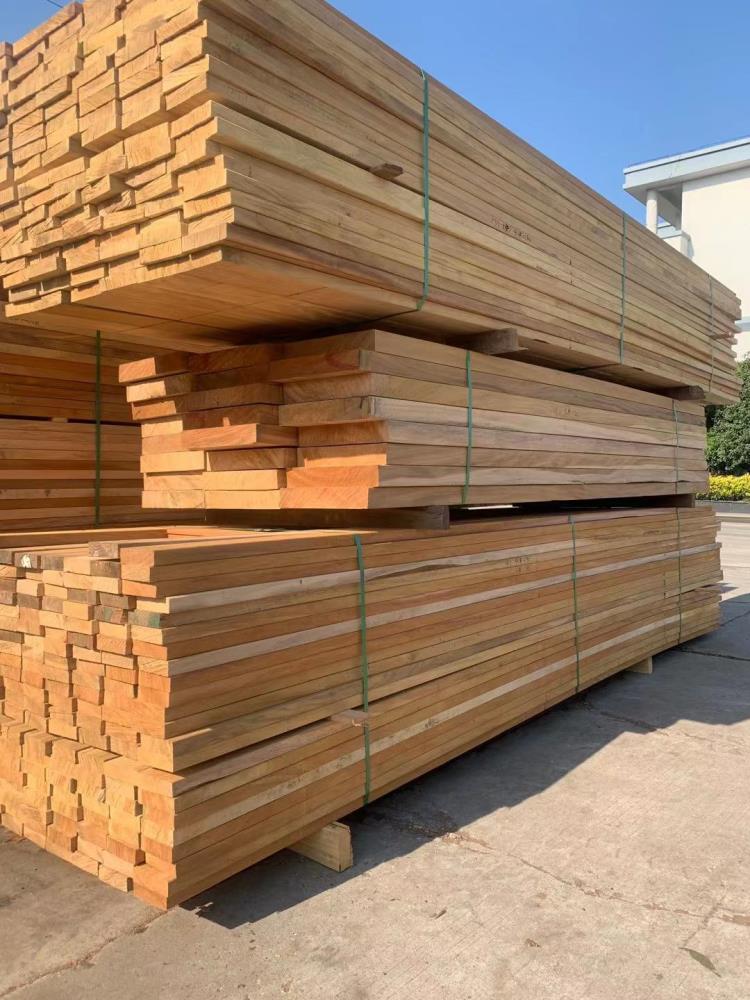 【非洲菠萝格防腐木地板】张家港闽南木业现货加工非洲菠萝格防腐木