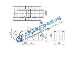 耐高溫塑料鏈條