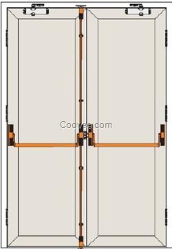 恩多力N320P/S雙門逃生鎖消防