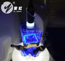 LED發(fā)光七彩遙控香檳桶 充電三層冰桶