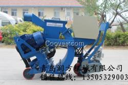 青島潤方研發雙拋頭路面拋丸清理機