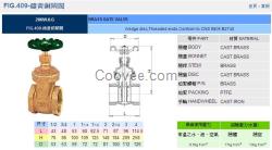 臺(tái)灣RING東光閥門鑄黃銅閘閥