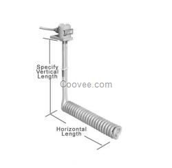 供应翰运L型螺旋聚四氟乙烯加热管
