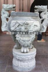 寺廟香爐 石材仿古香爐 香爐雕刻廠家