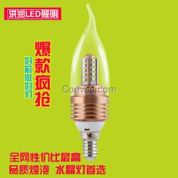 廠家批發蠟燭燈 玉米寶塔型燈泡
