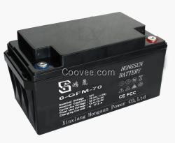 供应12V70AH电动汽车免维护蓄电池