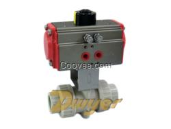 Dwyer防爆氣動(dòng)三通L型塑料球閥