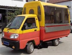 康泰餐車(圖)、小吃車房車四輪、溫州小吃