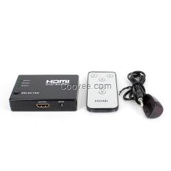 HDMI三切一高清切換器 （塑殼版）