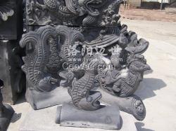 仿古青瓦吻 獸 翹角  正脊 斜脊 跑獸 四合院古建瓦
