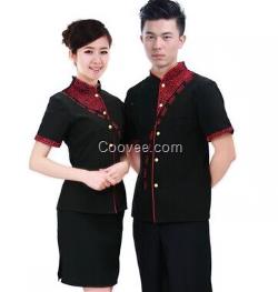 蘇州服務(wù)員工作服批發(fā)職業(yè)工作服定做廠服批