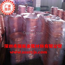 易焊接高強度12.7*0.8T2紫銅盤管