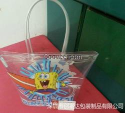 透明pvc手提袋