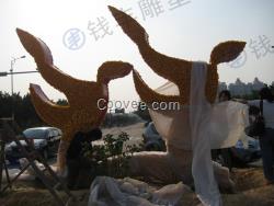 廠家供應(yīng)金屬藝術(shù)擺件批發(fā) 廣場不銹鋼雕塑