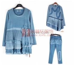 棉麻秋冬裝外套 品牌折扣女裝庫存尾貨分份