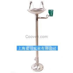304不锈钢立式双口洗眼器LX6609