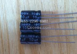 100V插件電解電容10UF/100V