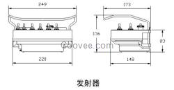 工業(yè)遙控器定做三段落搖桿式遙控器