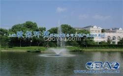 湖泊增氧浮水噴泉曝氣機