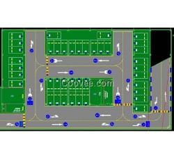 平顶山停车场划线,道路划线,车库划线