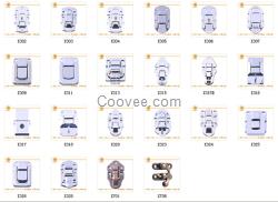 箱包锁、插锁、卸扣、卡扣、车厢搭扣、木箱