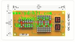 串行顯示板 OCAL-C08C 米高電梯