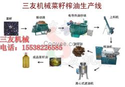菜籽油榨油機壓榨全套設備廠家