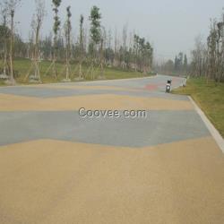 生態(tài)公園廣場地面裝飾——彩色透水地坪