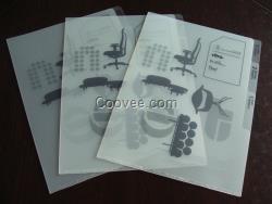 廠家定做PP隔面L型文件夾訂做 多頁 分