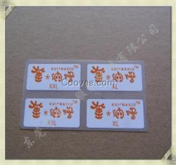 T恤柯式燙標,T恤燙嘜,洗水嘜,印嘜