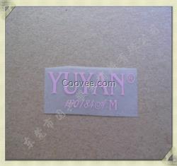 高彈性平面燙標,平面燙嘜,熱轉印洗水標