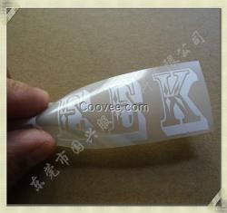 3D厚版透明標 3D立體轉印標 3D燙嘜