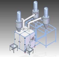 粉碎风选机，粉碎同时分选出比重轻的杂质