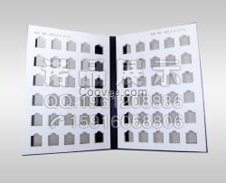 石材樣板冊，人造石展示樣品冊