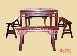 永華家具明式簡約紅木家具如意八仙臺