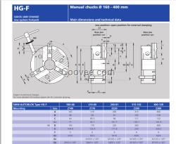 德國SMW手動卡盤HGF-210-60