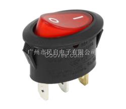 橢圓形翹板開關 帶燈船型開關