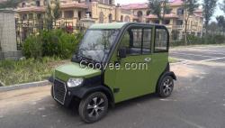 山東全封閉電動三輪車 新能源觀光車 三輪