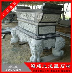 石雕供桌 寺廟祭祀準(zhǔn)用石桌 寺廟供品供臺(tái)