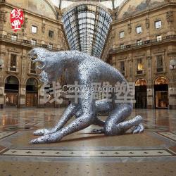 不銹鋼鏤空藝術(shù)雕塑,不銹鋼雕塑廠家