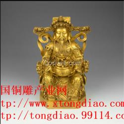 中國(guó)銅雕網(wǎng)提供精致銅佛像擺件，銅雕工藝品