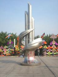 不銹鋼雕塑之希望之柱,大型不銹鋼雕塑