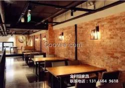 北京餐厅家具定制 餐桌椅定制金利恒家具厂