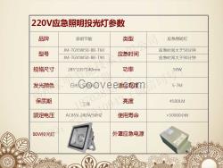 大功率应急照明隧道灯50W户外隧道地铁冷