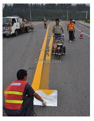 重庆马路划画线 长寿璧山工厂车间画车位线