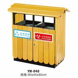 河北鋼木垃圾桶、有美工貿(mào)價(jià)格合理、鋼木垃