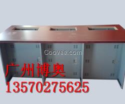 鄭州鋼木六邊形培訓室電腦升降式電腦桌