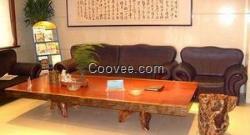 雞翅木大板 現貨實木大板桌 紅木原木辦公