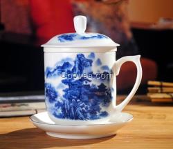 供應(yīng)陶瓷過(guò)瀝茶杯 內(nèi)膽陶瓷杯子批發(fā)